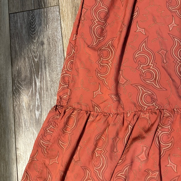 Wrangler Retro Women’s Paprika Boot Stitch Design Maxi Dress - Picture 2 of 5